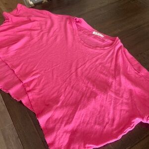 Free the people pink shirt